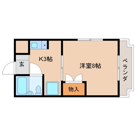 興津駅 徒歩13分 2階の物件間取画像